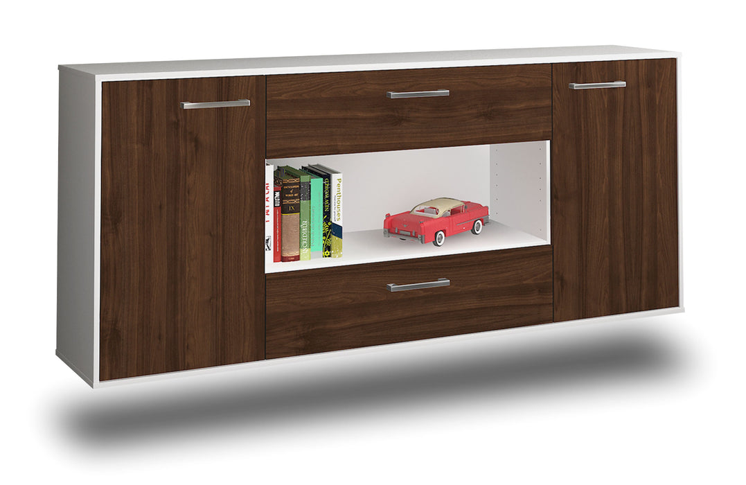 Sideboard Denton, Walnuss Seite (180x79x35cm) - Dekati GmbH