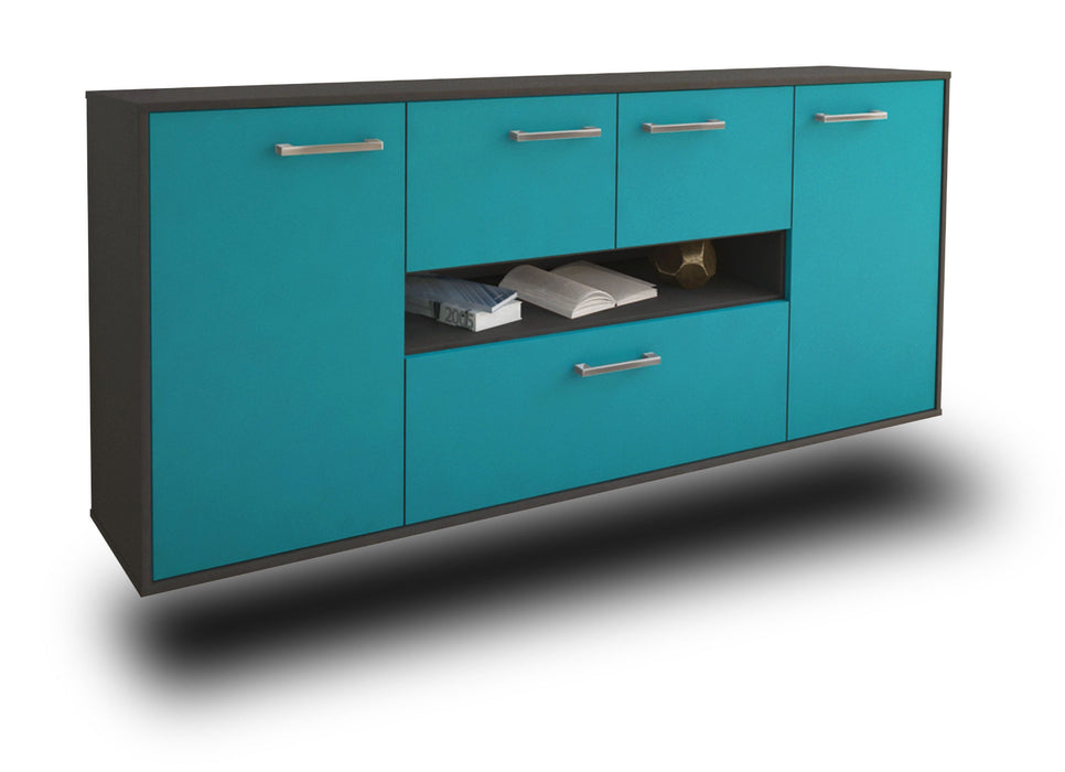 Sideboard Warren, Tuerkis Seite (180x79x35cm) - Dekati GmbH