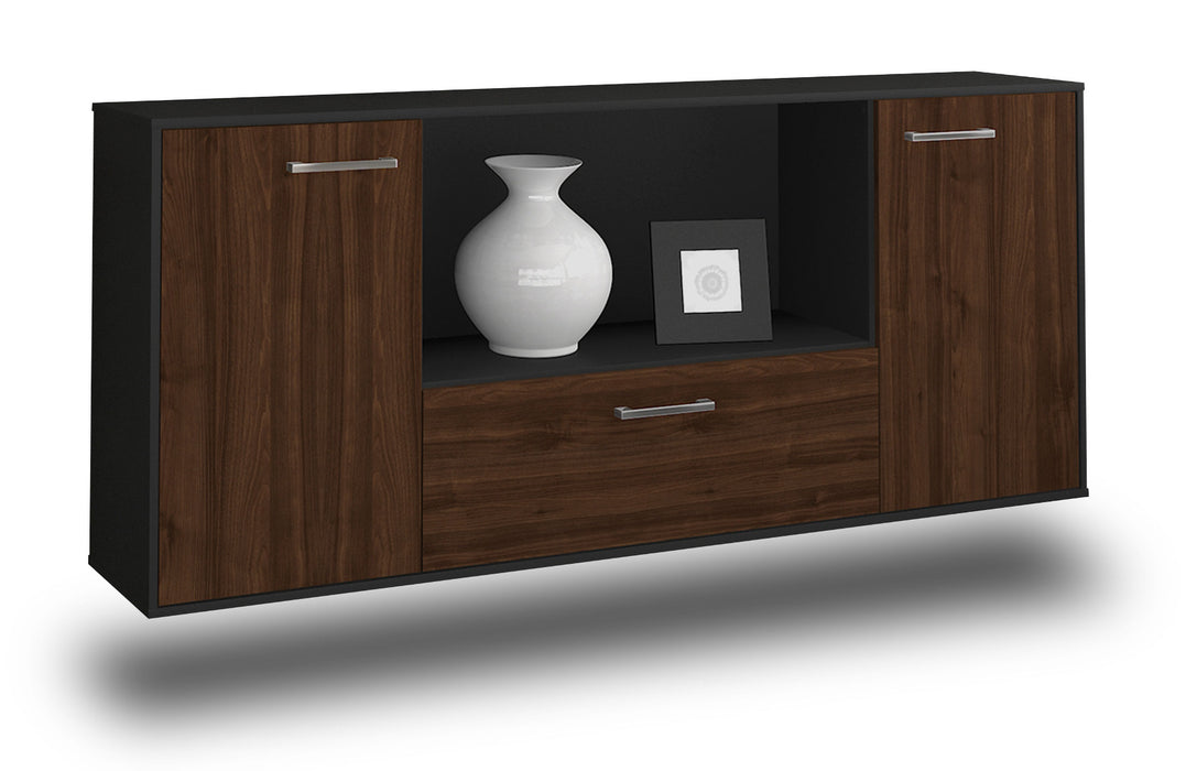 Sideboard Fort Collins, Walnuss Seite (180x79x35cm) - Dekati GmbH