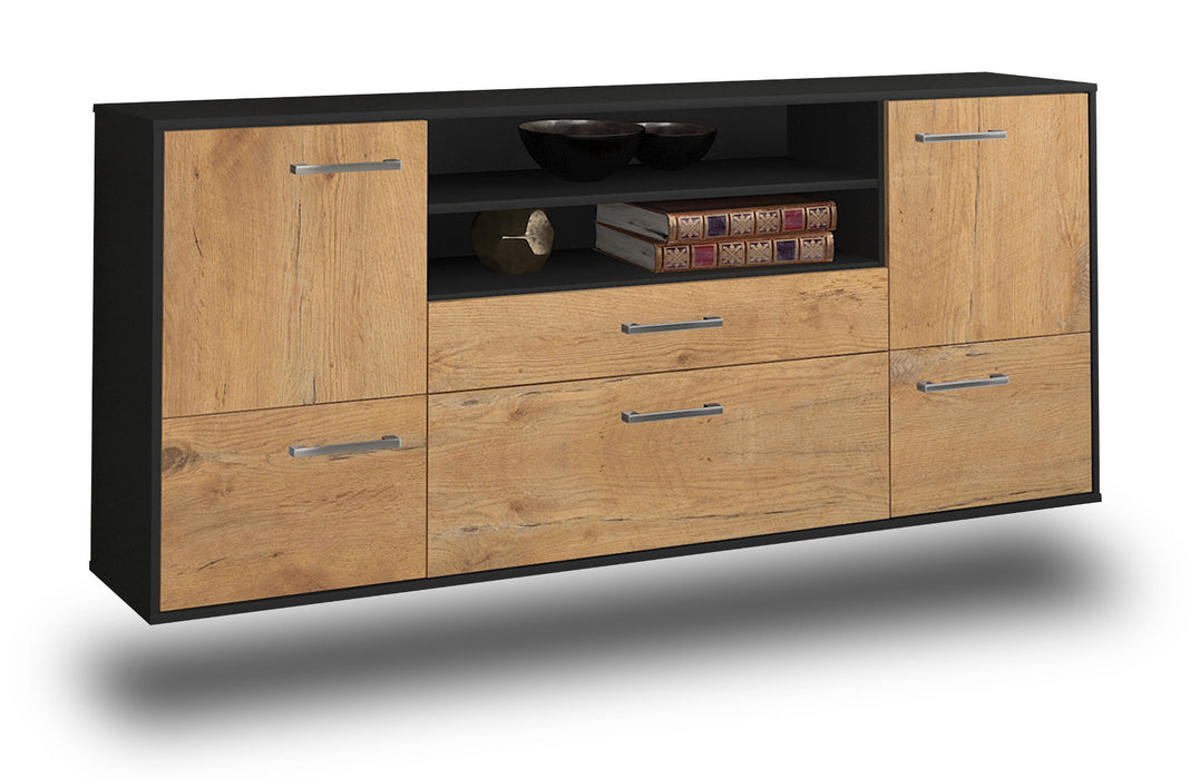 Sideboard Elk Grove, Eiche Seite (180x79x35cm) - Dekati GmbH