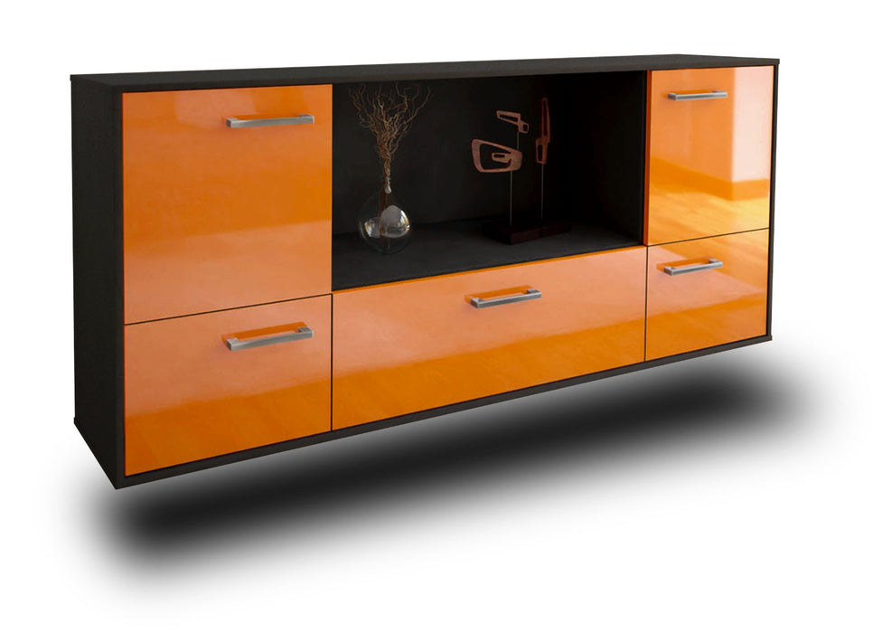 Sideboard Sunnyvale, Orange Seite (180x79x35cm) - Dekati GmbH