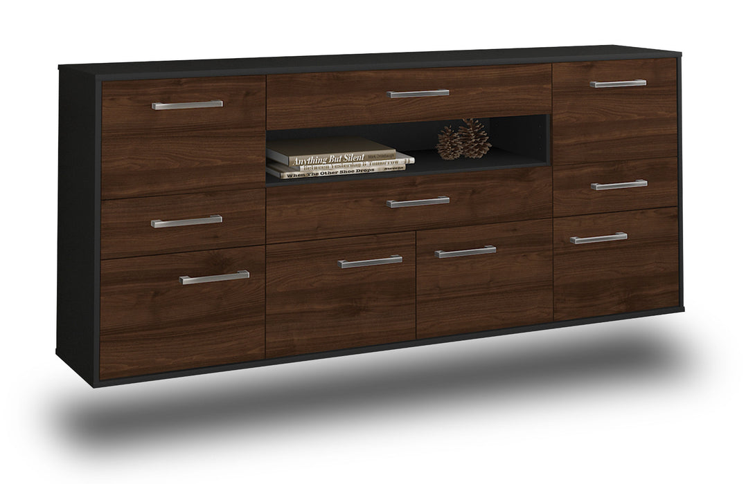 Sideboard Coral Springs, Walnuss Seite (180x79x35cm) - Dekati GmbH