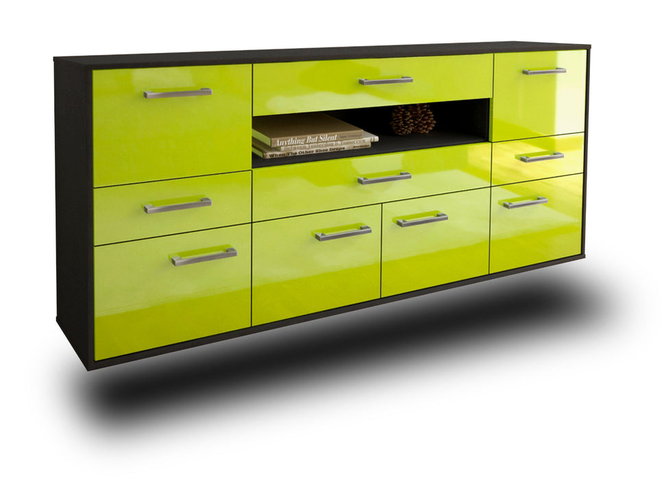 Sideboard Coral Springs, Gruen Seite (180x79x35cm) - Dekati GmbH