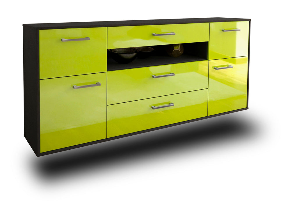 Sideboard Elizabeth, Gruen Seite (180x79x35cm) - Dekati GmbH