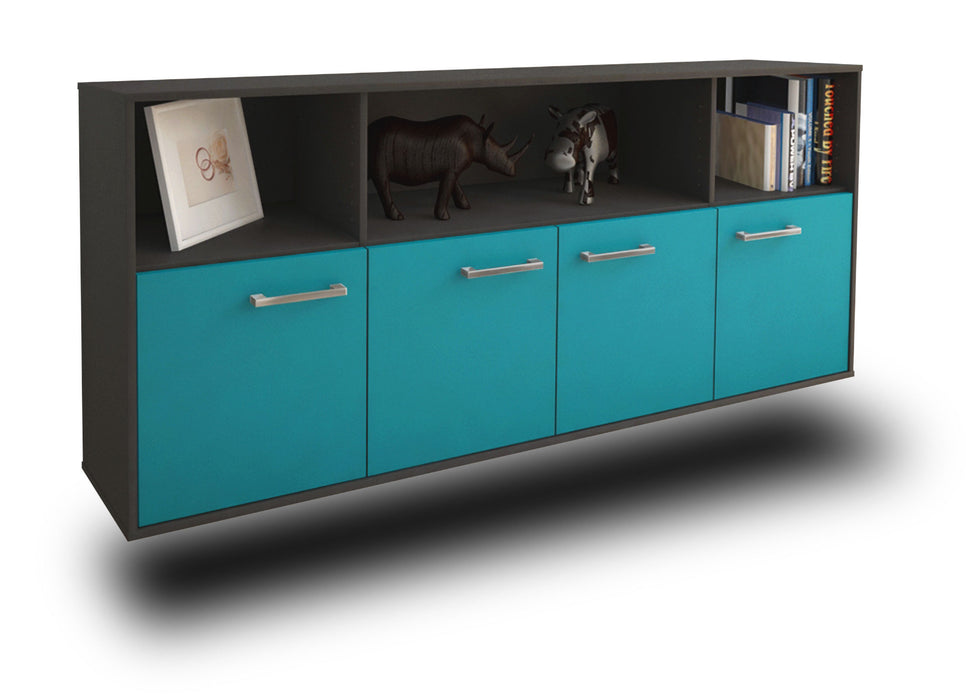 Sideboard Columbia, Tuerkis Seite (180x79x35cm) - Dekati GmbH