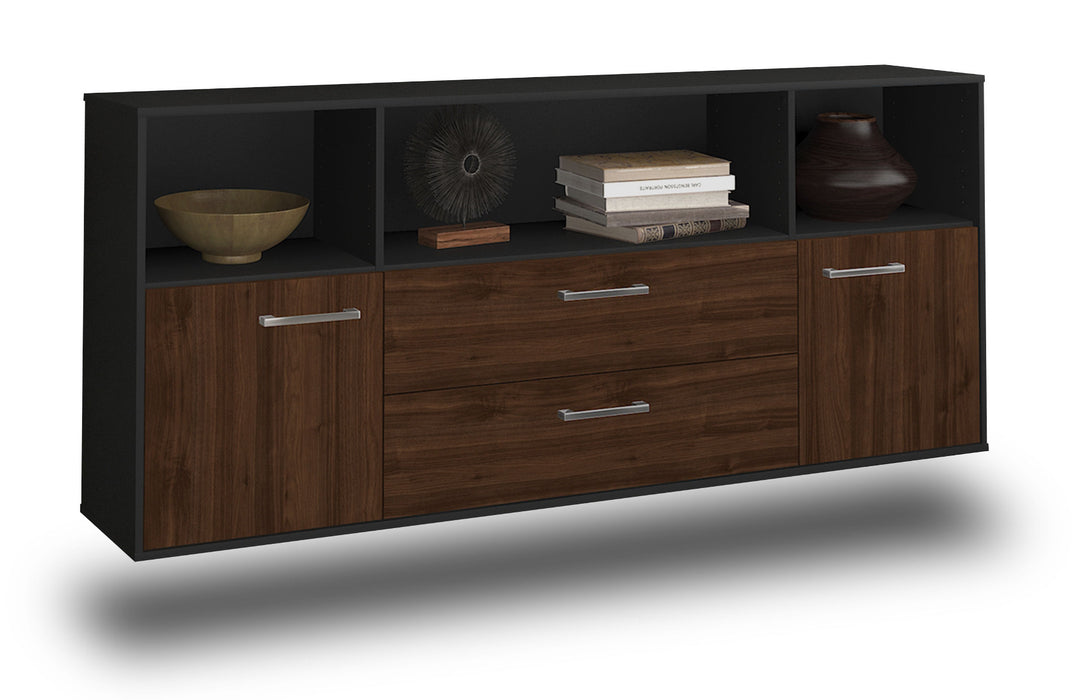 Sideboard Hartford, Walnuss Seite (180x79x35cm) - Dekati GmbH