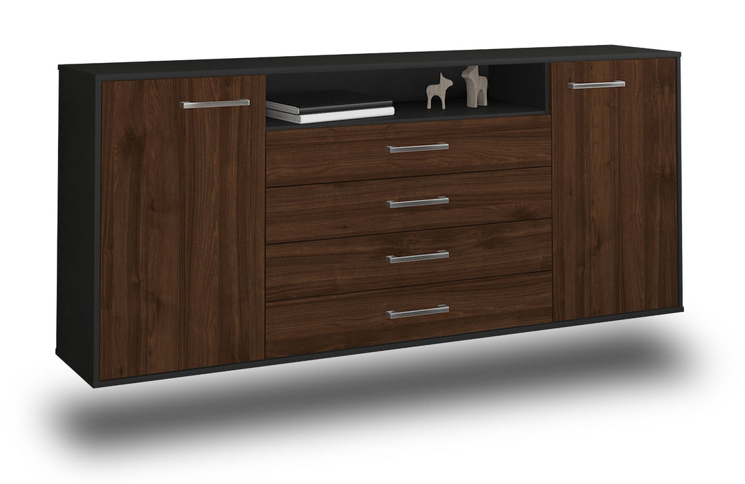 Sideboard New Haven, Walnuss Seite (180x79x35cm) - Dekati GmbH