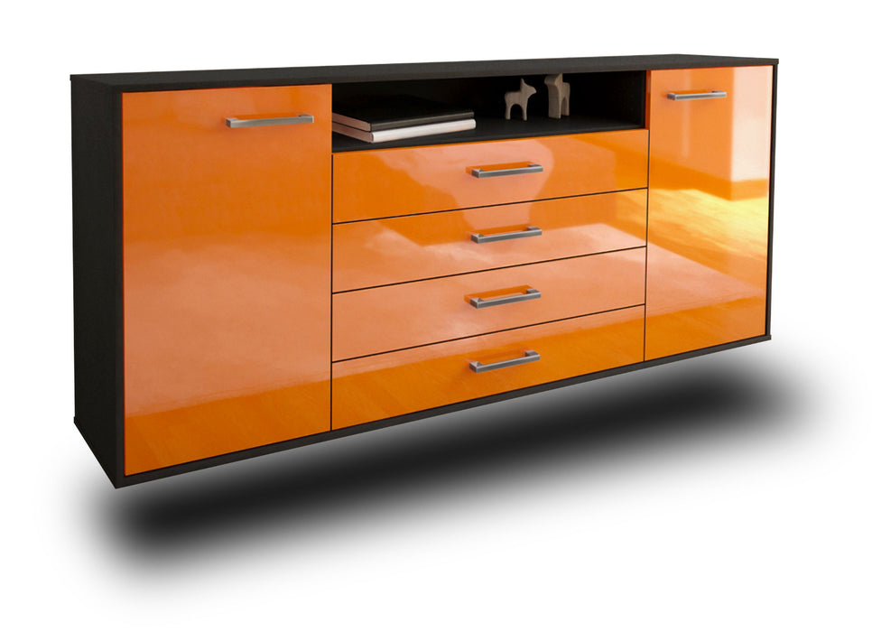 Sideboard New Haven, Orange Seite (180x79x35cm) - Dekati GmbH