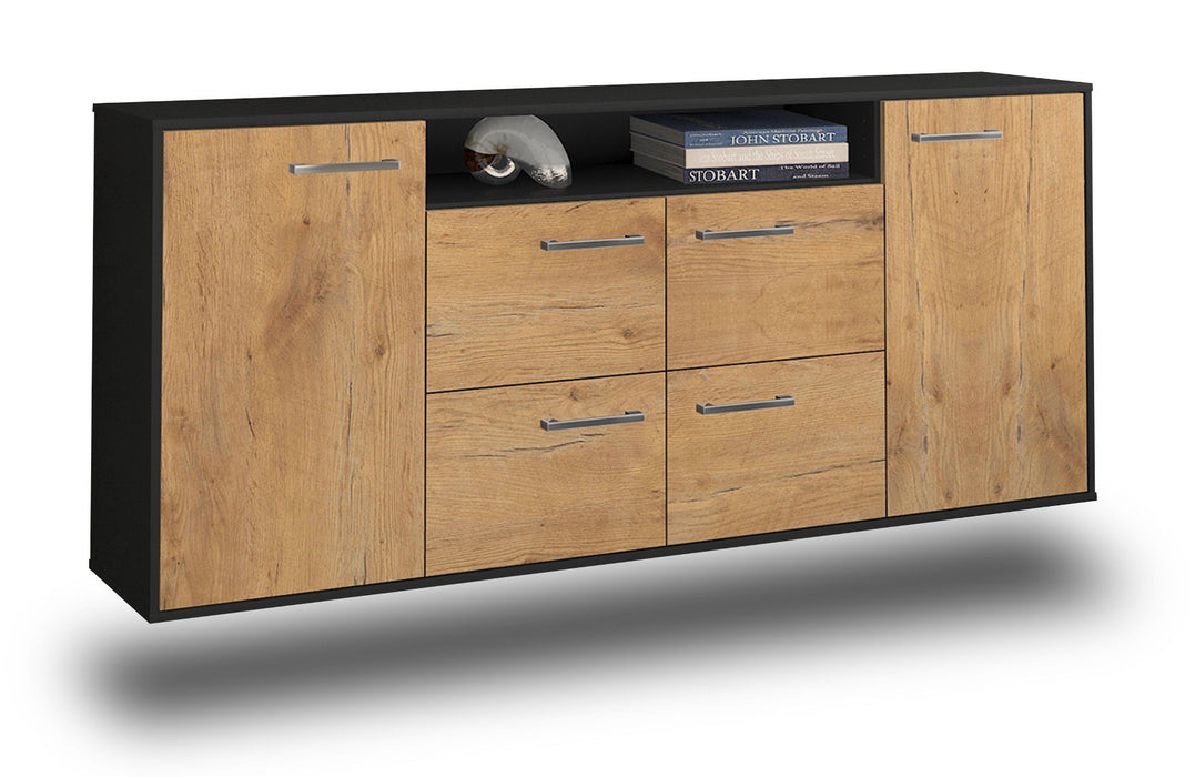 Sideboard Carrollton, Eiche Seite (180x79x35cm) - Dekati GmbH