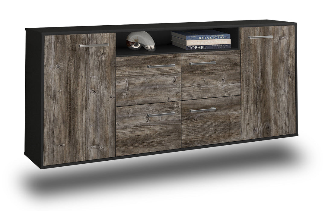 Sideboard Carrollton, Treibholz Seite (180x79x35cm) - Dekati GmbH