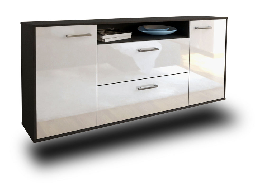 Sideboard Thousand Oaks, Weiß Seite (180x79x35cm) - Dekati GmbH