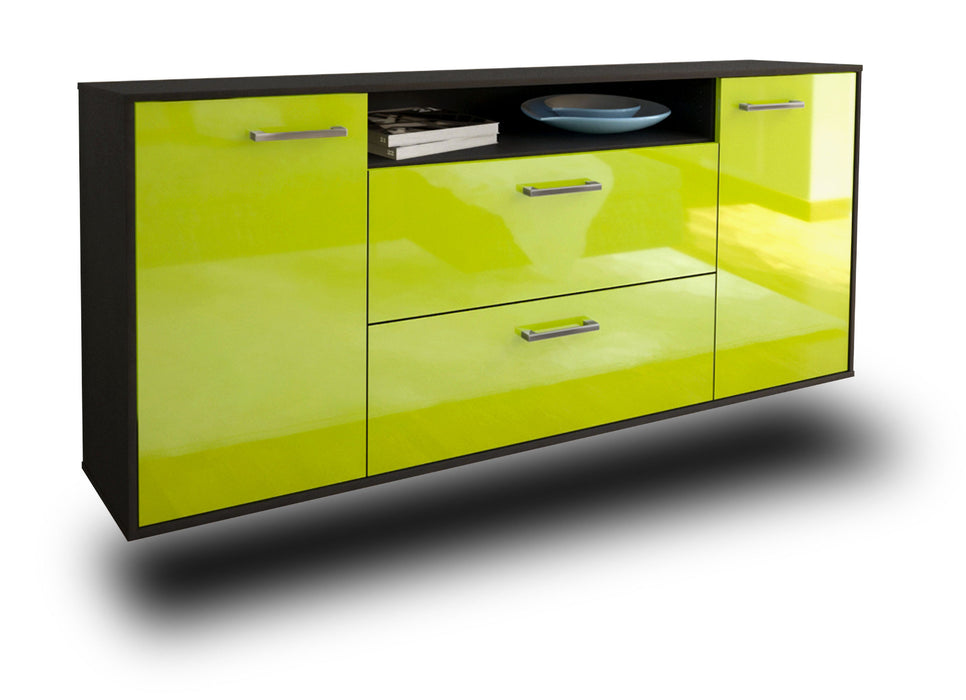 Sideboard Thousand Oaks, Gruen Seite (180x79x35cm) - Dekati GmbH