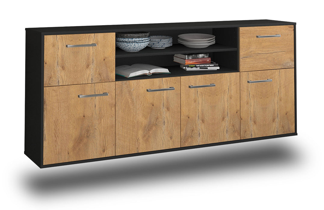 Sideboard Topeka, Eiche Seite (180x79x35cm) - Dekati GmbH