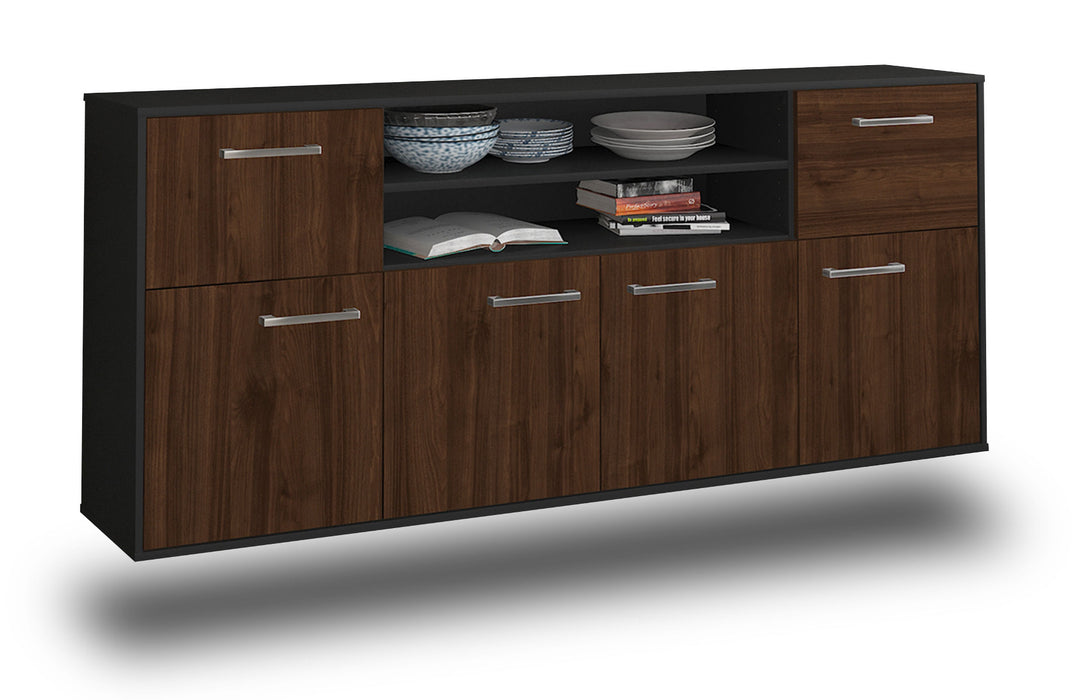 Sideboard Topeka, Walnuss Seite (180x79x35cm) - Dekati GmbH