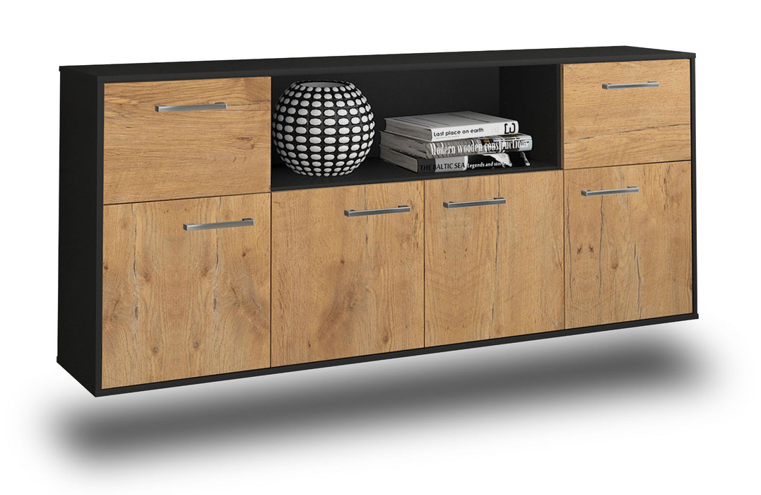 Sideboard West Valley City, Eiche Seite (180x79x35cm) - Dekati GmbH