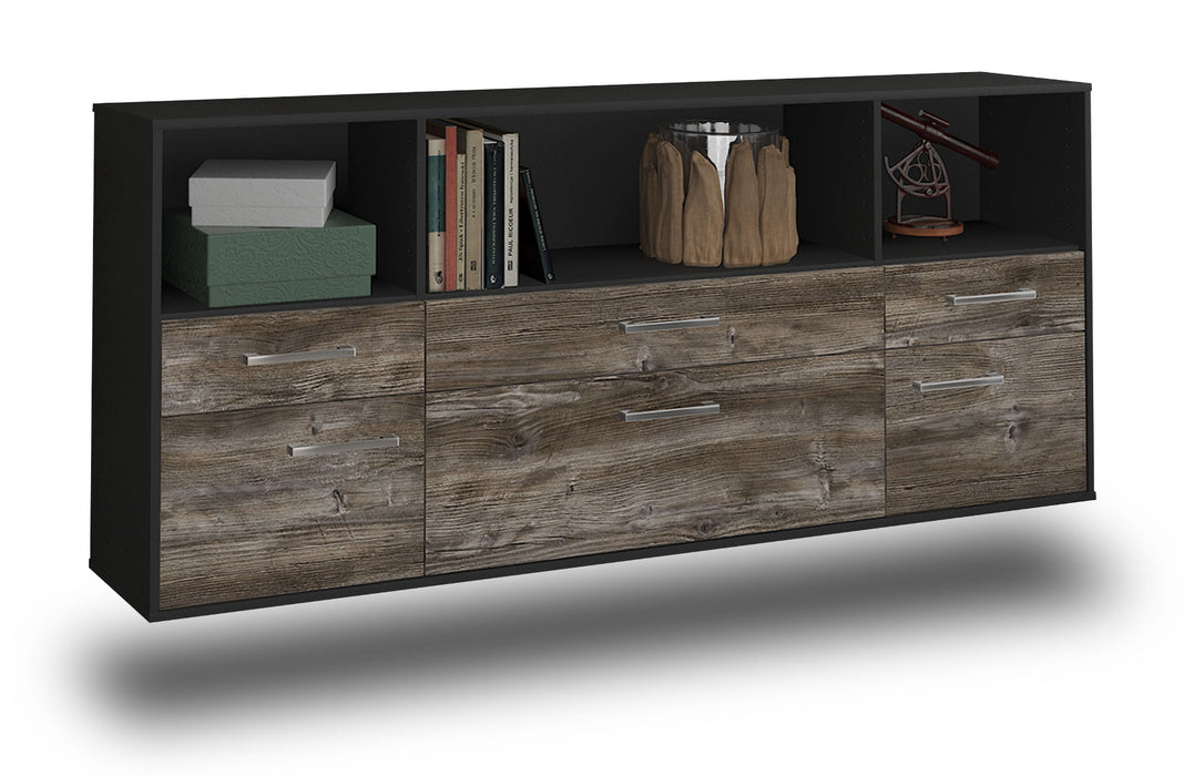 Sideboard Cary, Treibholz Seite (180x79x35cm) - Dekati GmbH