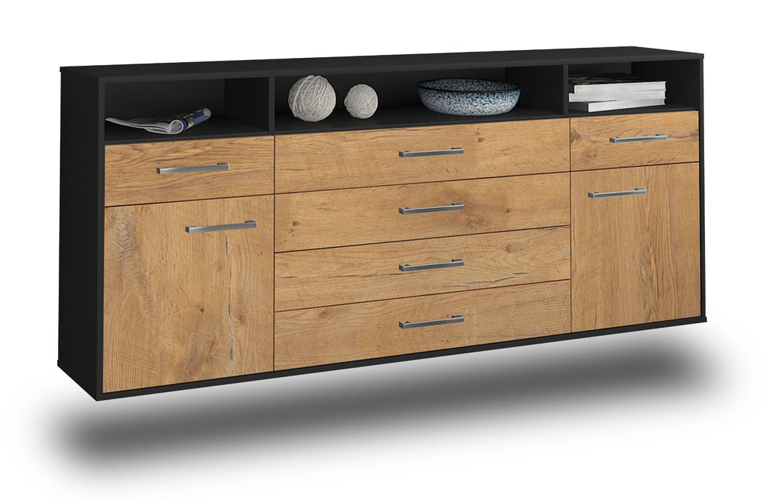 Sideboard Bellevue, Eiche Seite (180x79x35cm) - Dekati GmbH