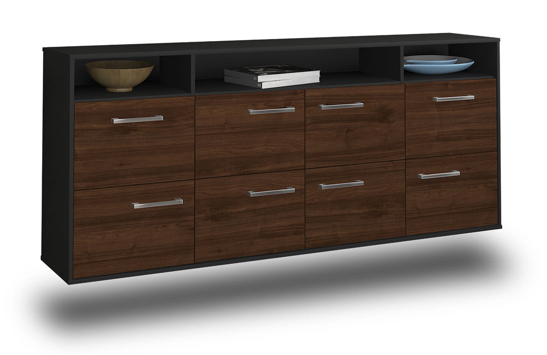 Sideboard Concord, Walnuss Seite (180x79x35cm) - Dekati GmbH