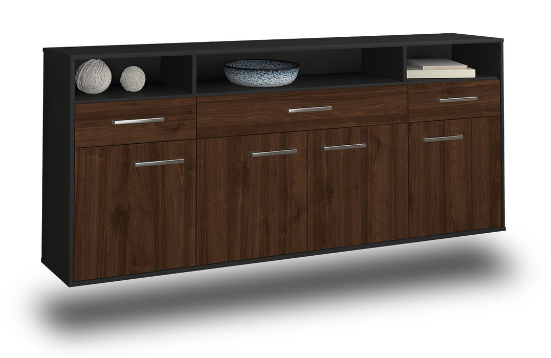 Sideboard Simi Valley, Walnuss Seite (180x79x35cm) - Dekati GmbH