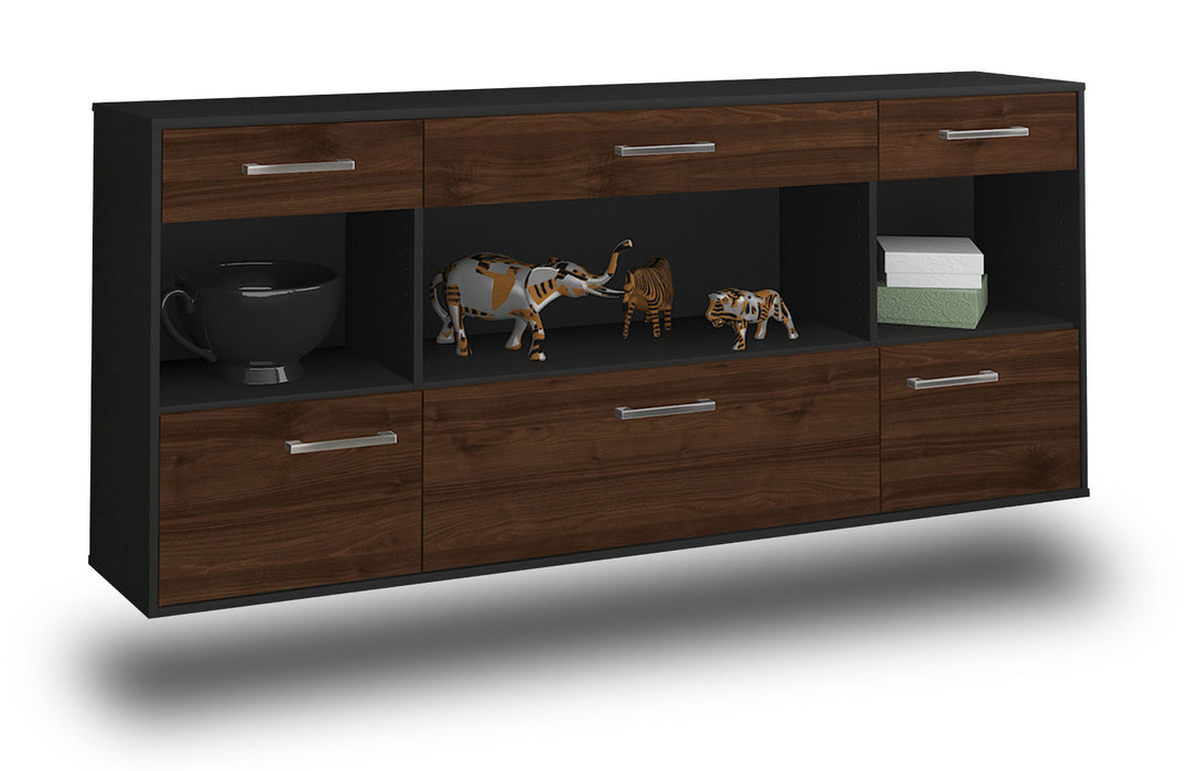 Sideboard Clarksville, Walnuss Seite (180x79x35cm) - Dekati GmbH