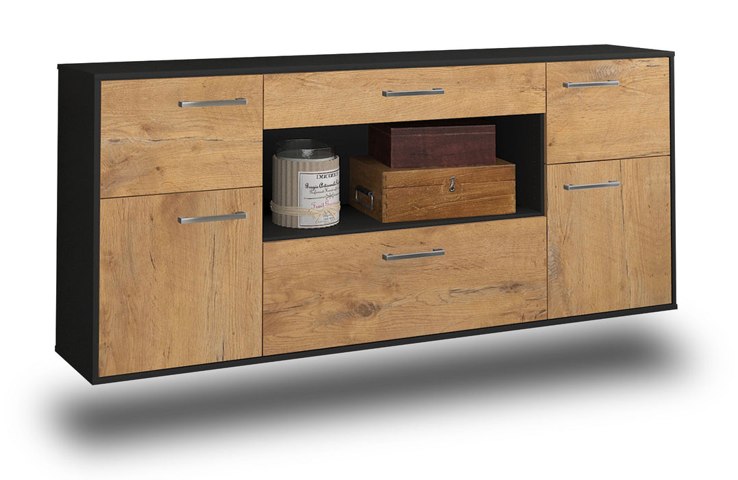 Sideboard Visalia, Eiche Seite (180x79x35cm) - Dekati GmbH