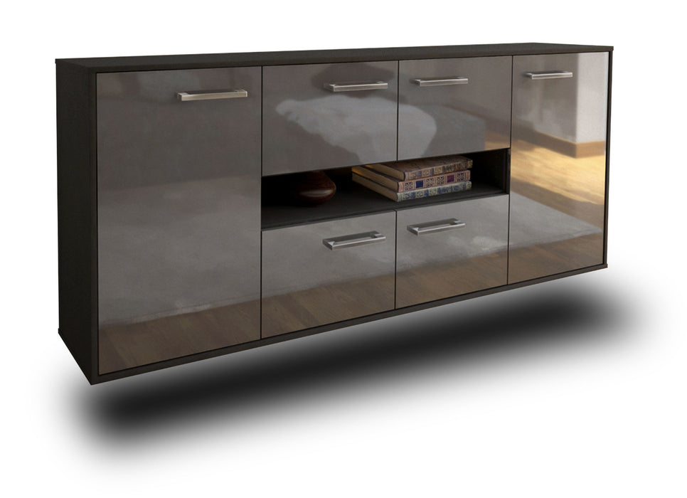 Sideboard Stamford, Grau Seite (180x79x35cm) - Dekati GmbH