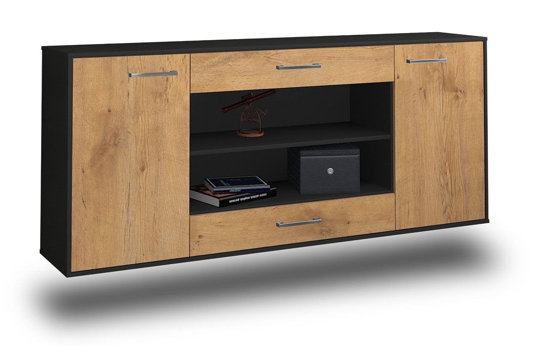 Sideboard Olathe, Eiche Seite (180x79x35cm) - Dekati GmbH