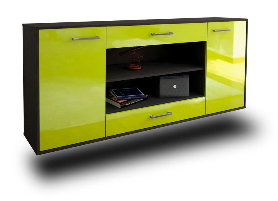 Sideboard Olathe, Gruen Seite (180x79x35cm) - Dekati GmbH