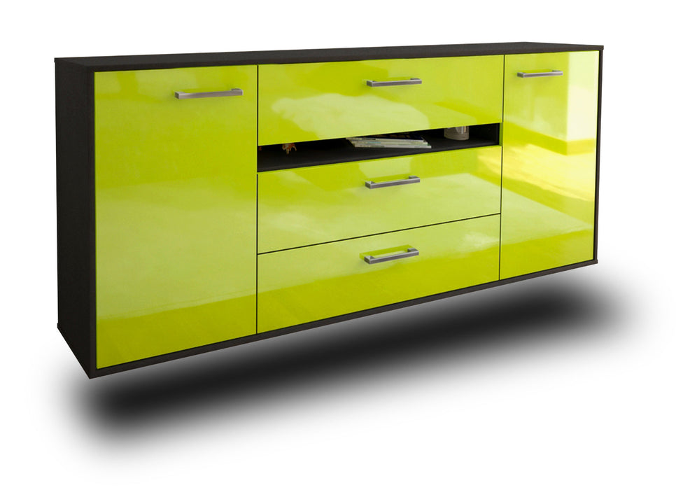 Sideboard McKinney, Gruen Seite (180x79x35cm) - Dekati GmbH