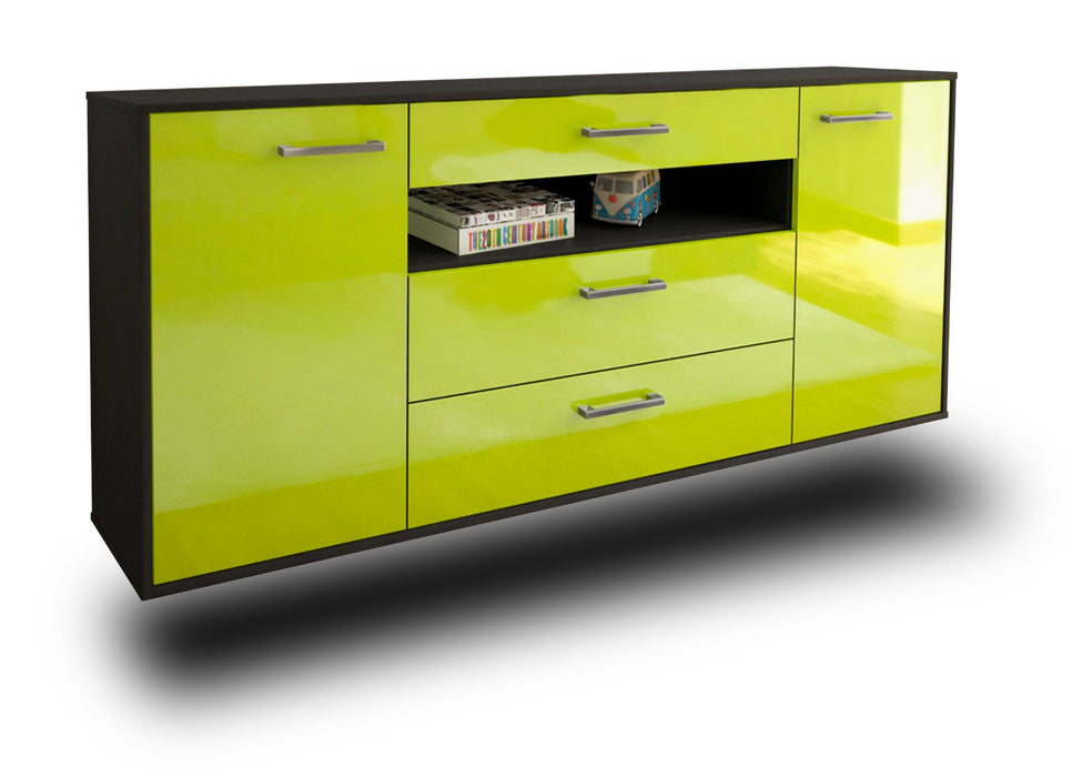 Sideboard Vallejo, Gruen Seite (180x79x35cm) - Dekati GmbH