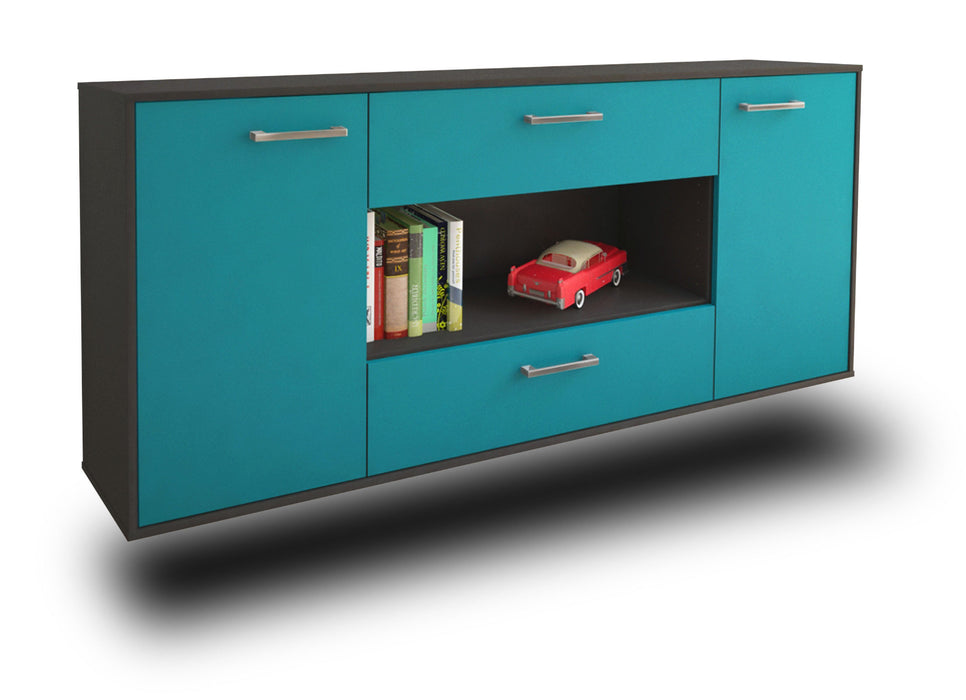 Sideboard Denton, Tuerkis Seite (180x79x35cm) - Dekati GmbH