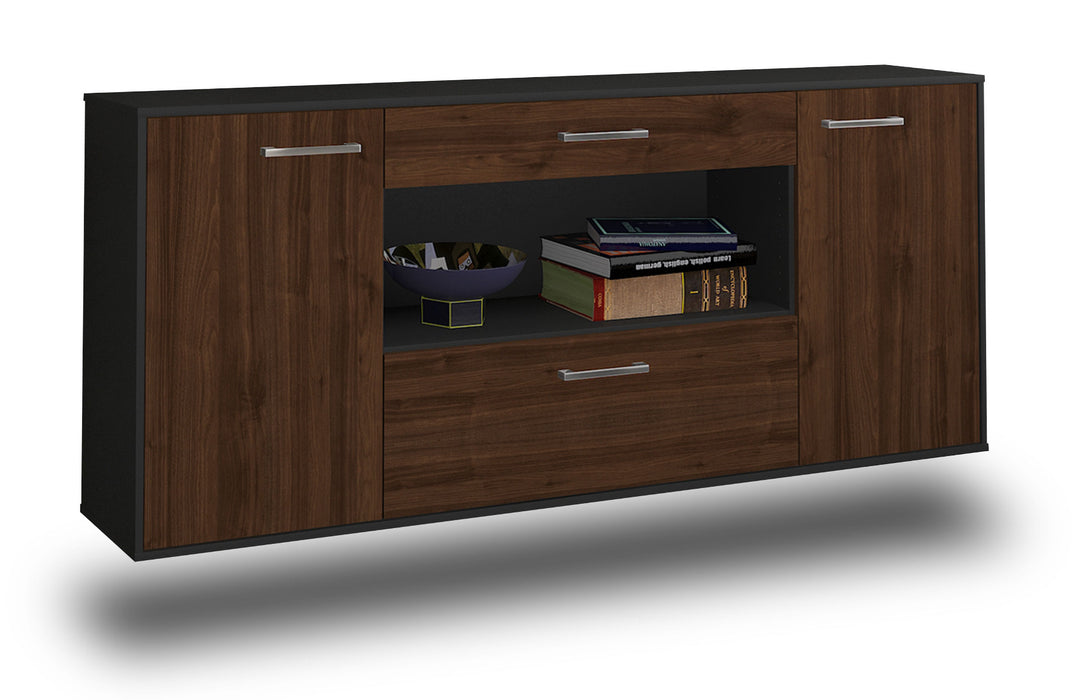 Sideboard Ann Arbor, Walnuss Seite (180x79x35cm) - Dekati GmbH