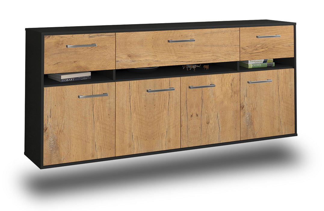 Sideboard Gainesville, Eiche Seite (180x79x35cm) - Dekati GmbH