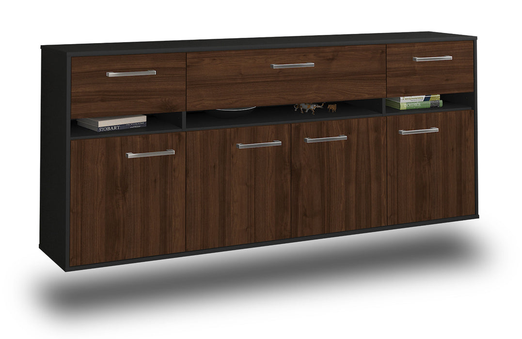 Sideboard Gainesville, Walnuss Seite (180x79x35cm) - Dekati GmbH