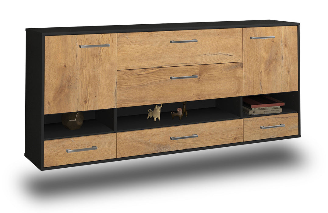 Sideboard Lafayette, Eiche Seite (180x79x35cm) - Dekati GmbH