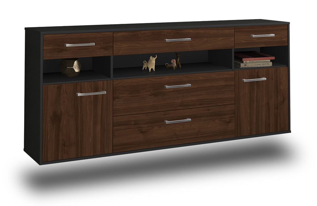 Sideboard Inglewood, Walnuss Seite (180x79x35cm) - Dekati GmbH