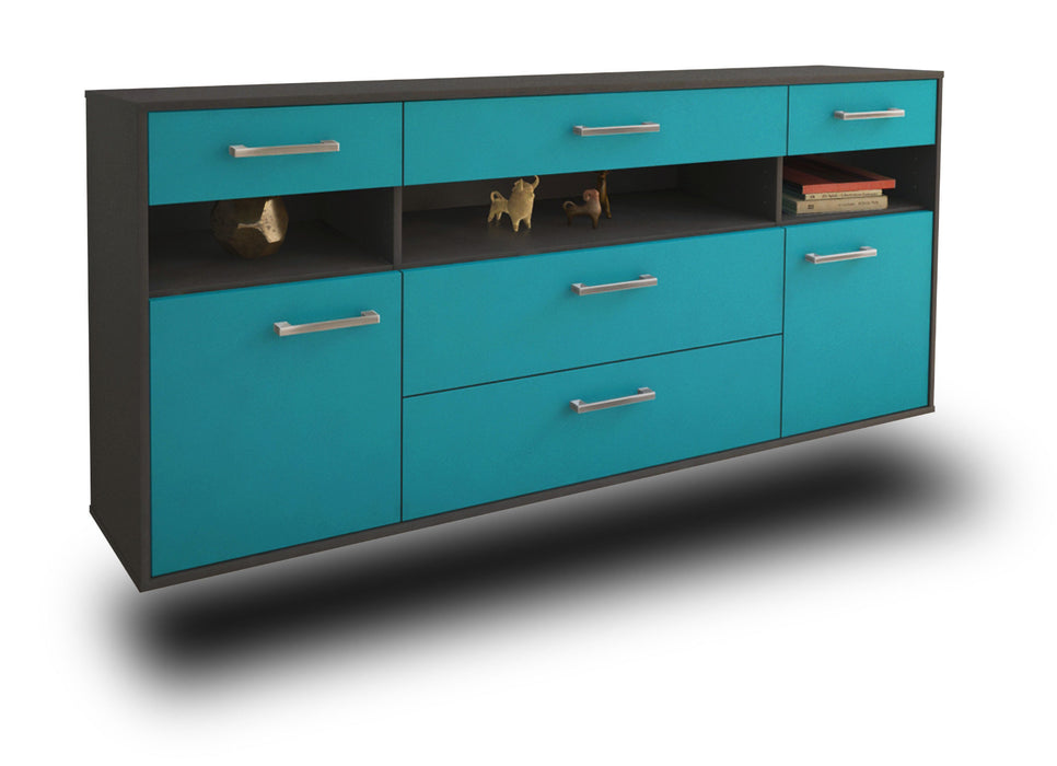 Sideboard Inglewood, Tuerkis Seite (180x79x35cm) - Dekati GmbH