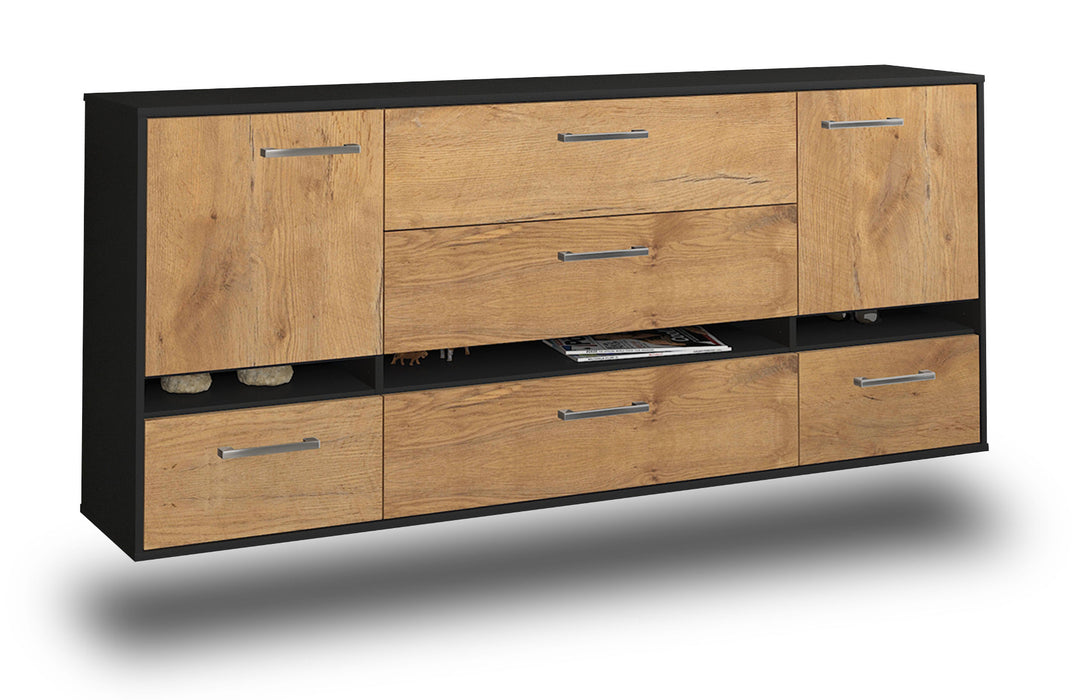 Sideboard Athens, Eiche Seite (180x79x35cm) - Dekati GmbH