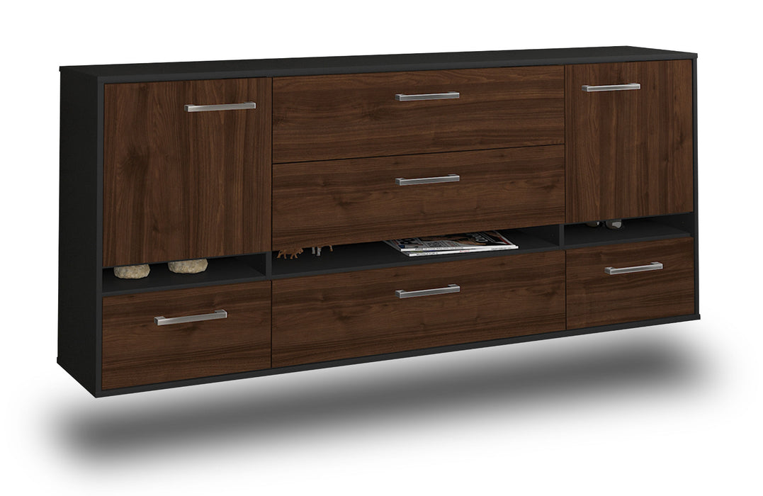 Sideboard Athens, Walnuss Seite (180x79x35cm) - Dekati GmbH