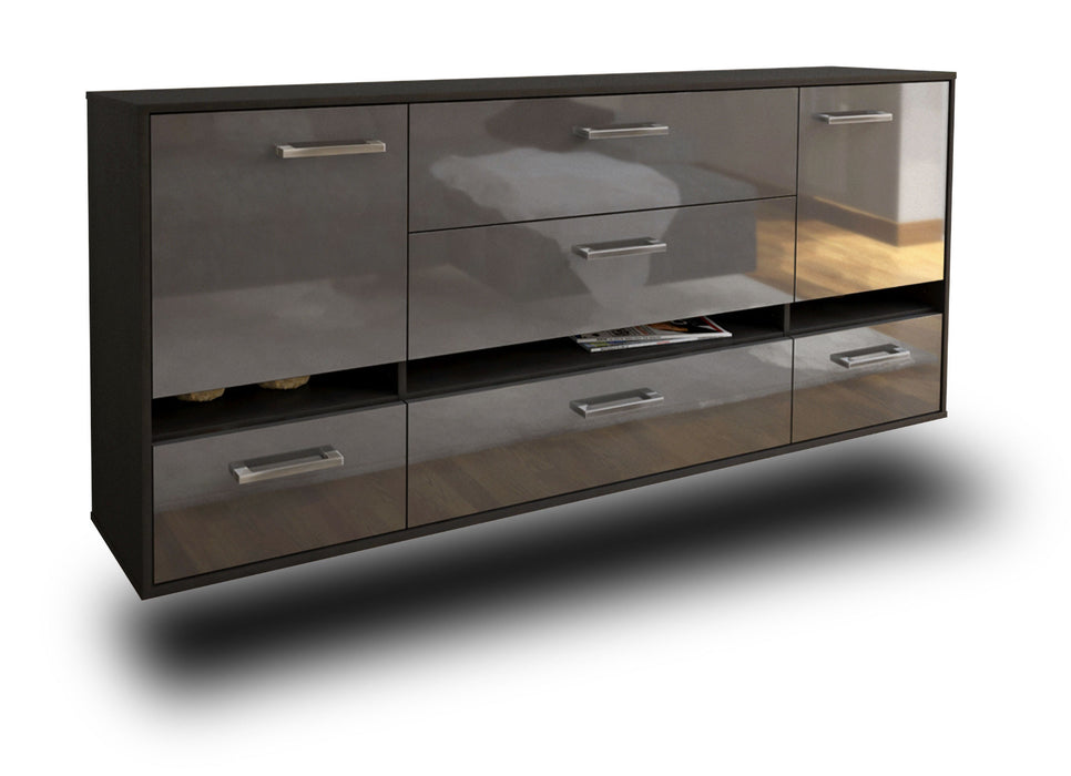 Sideboard Athens, Grau Seite (180x79x35cm) - Dekati GmbH