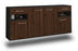 Sideboard Killeen, Walnuss Seite (180x79x35cm) - Dekati GmbH