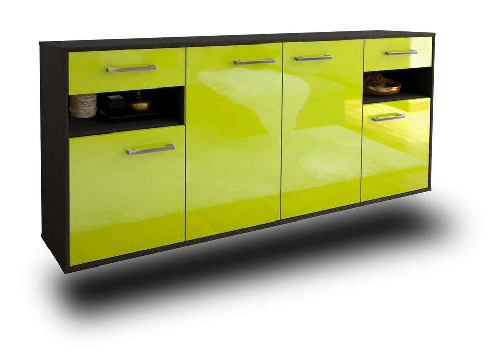 Sideboard Killeen, Gruen Seite (180x79x35cm) - Dekati GmbH