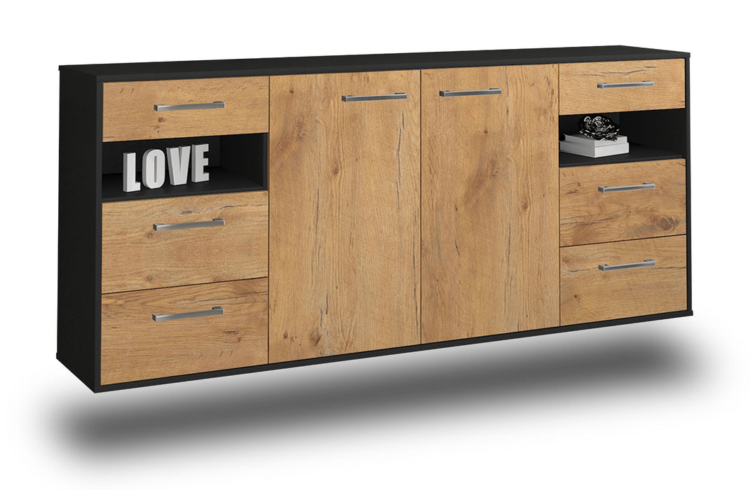 Sideboard Thornton, Eiche Seite (180x79x35cm) - Dekati GmbH