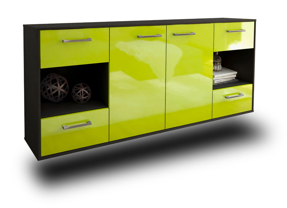 Sideboard Santa Clara, Gruen Seite (180x79x35cm) - Dekati GmbH