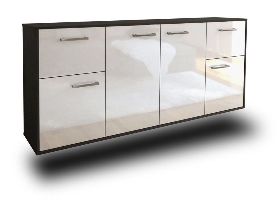 Sideboard Costa Mesa, Weiß Seite (180x79x35cm) - Dekati GmbH