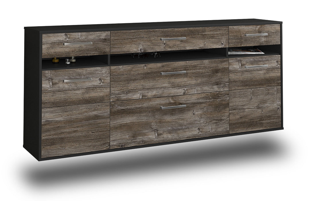 Sideboard Manchester, Treibholz Seite (180x79x35cm) - Dekati GmbH