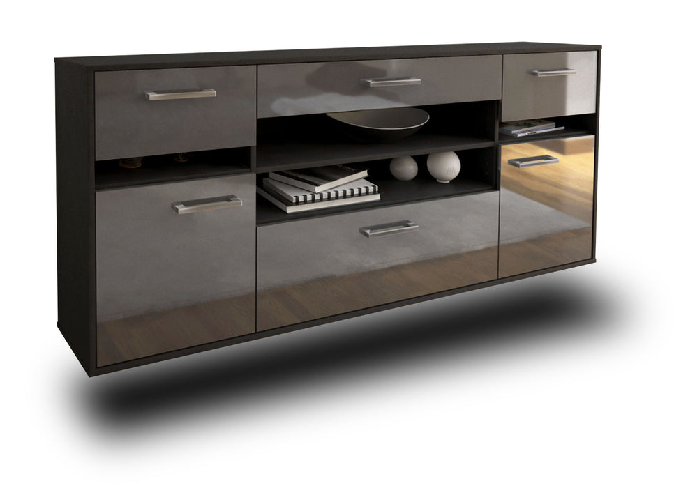 Sideboard Miramar, Grau Seite (180x79x35cm) - Dekati GmbH