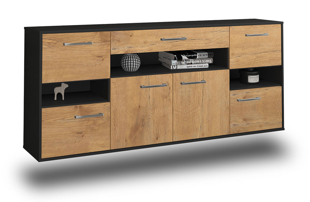 Sideboard Downey, Eiche Seite (180x79x35cm) - Dekati GmbH