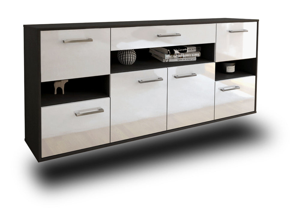 Sideboard Downey, Weiß Seite (180x79x35cm) - Dekati GmbH