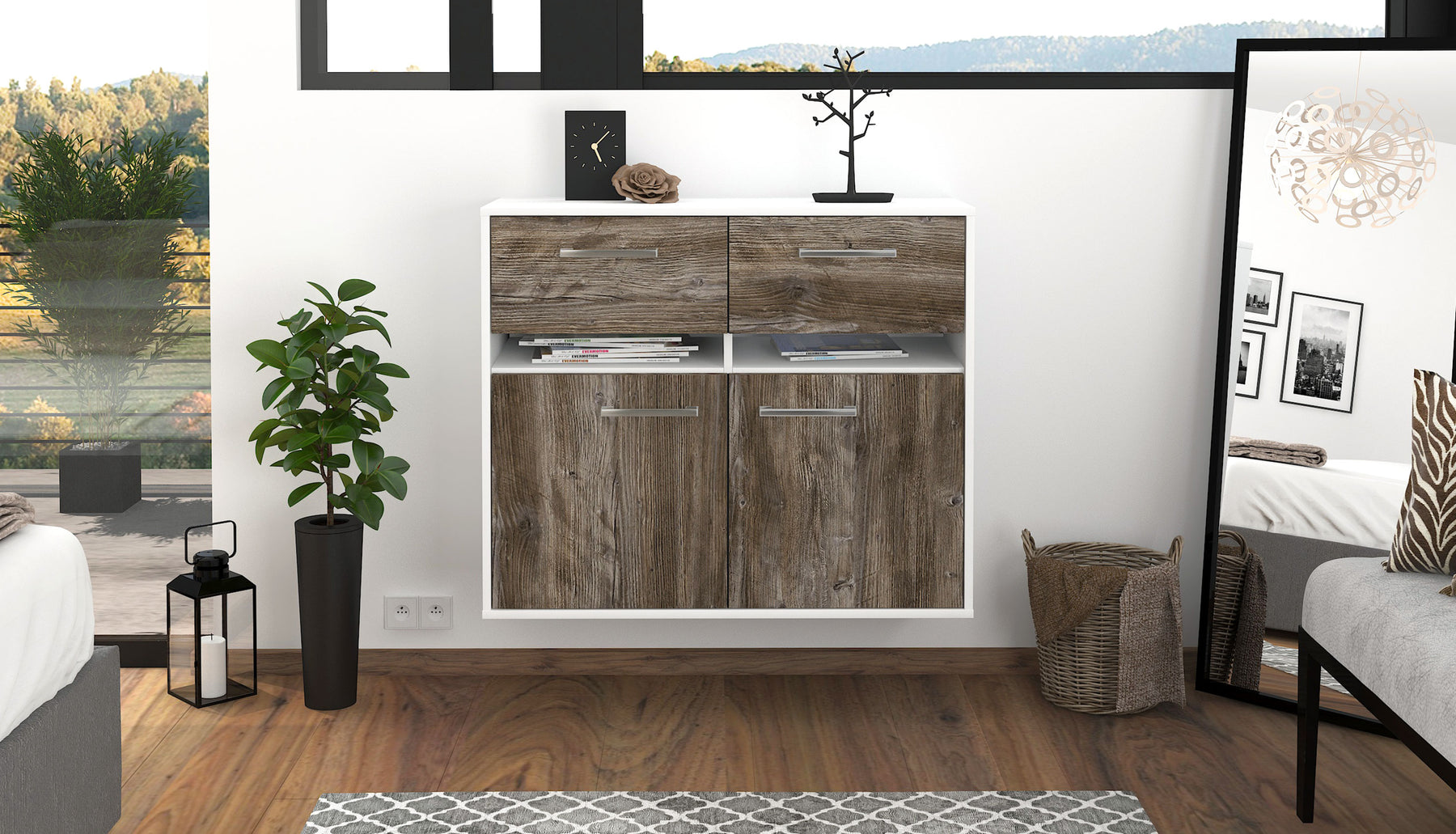 Sideboard Akron, Treibholz Studio (92x79x35cm) - Dekati GmbH